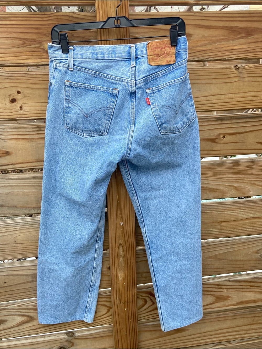 Vintage 90's Levi's 501 Button Your Fly Denim Blue Jeans